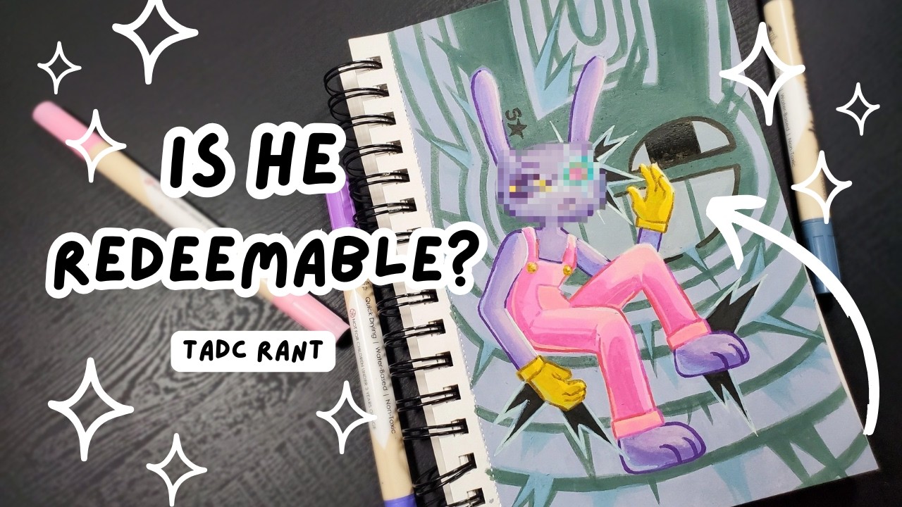 THAT RABBIT JAX... [Drawing TADC Fanart + Rant] - YouTube