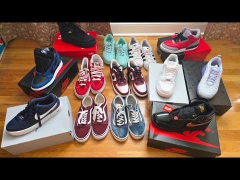 Sneaker Collection LIVE | Vans, Nike, Adidas & More! | Unboxing & First Try-Ons