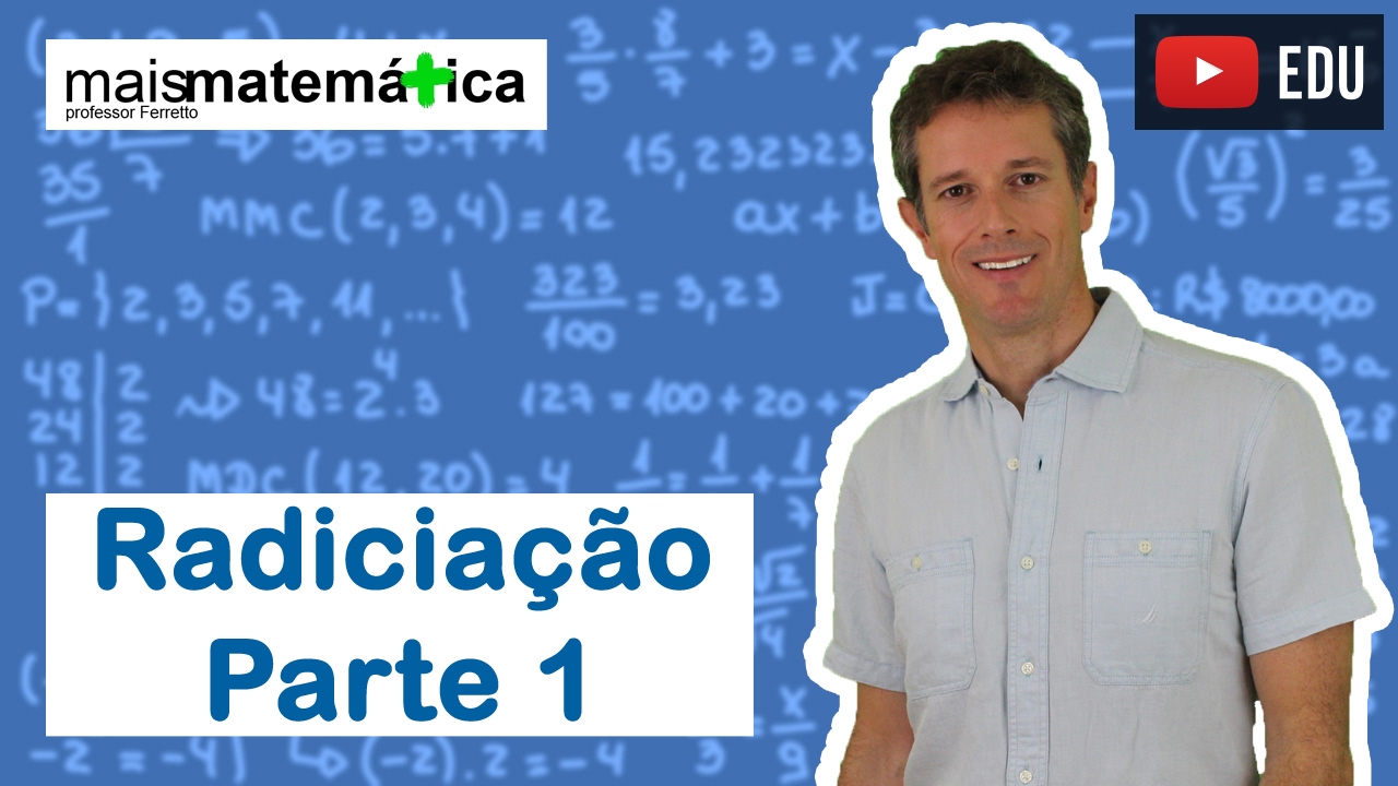 POTENCIAÇÃO E RADICIAÇÃO COM RADICAIS \Prof. Gis/  Curso de matematica,  Educação fisica, Aulas de matemática