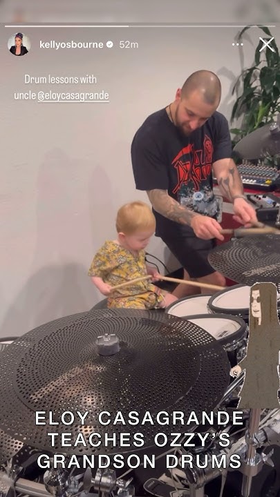 ozzy osbourne with grandson