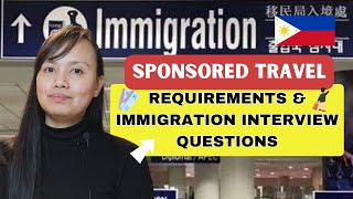 Sponsored Travel: Requirements &amp; Immigration Interview Tips | Schengen Visa Guide
