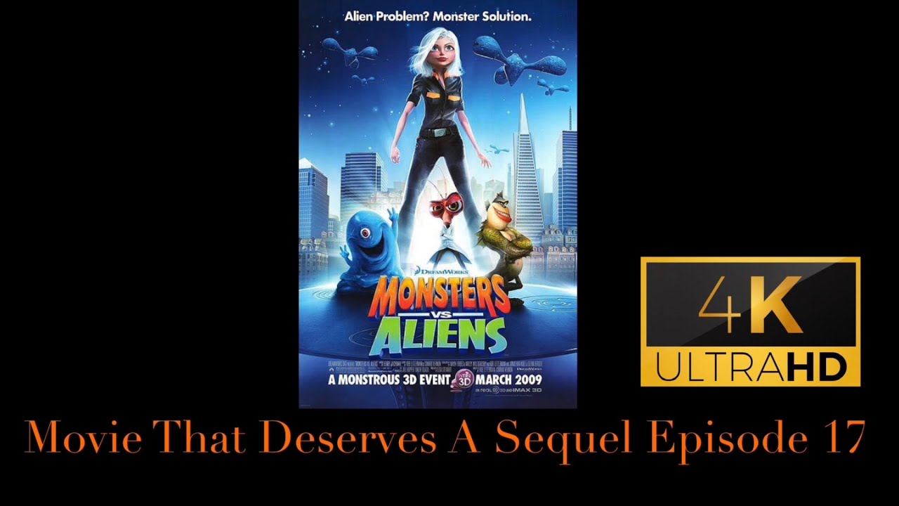 Monsters Vs Aliens Movie Poster