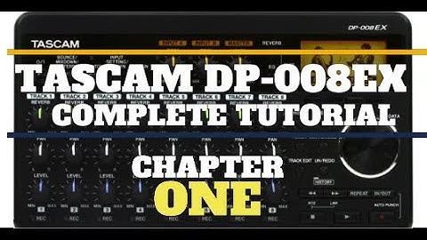 TASCAM D-008EX COMPLETE TUTORIAL (1) SET-UP, GAIN, RECORDING