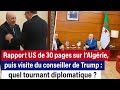 Trump Advisor Makes Surprise Visit To Algiers After Explosive US Report Trump Advisor Makes Surprise Visit To Algiers After Explosive US Report