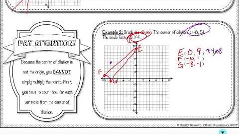 Dilations When the Center is NOT the Origin