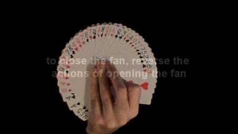 one handed circular fan tutorial