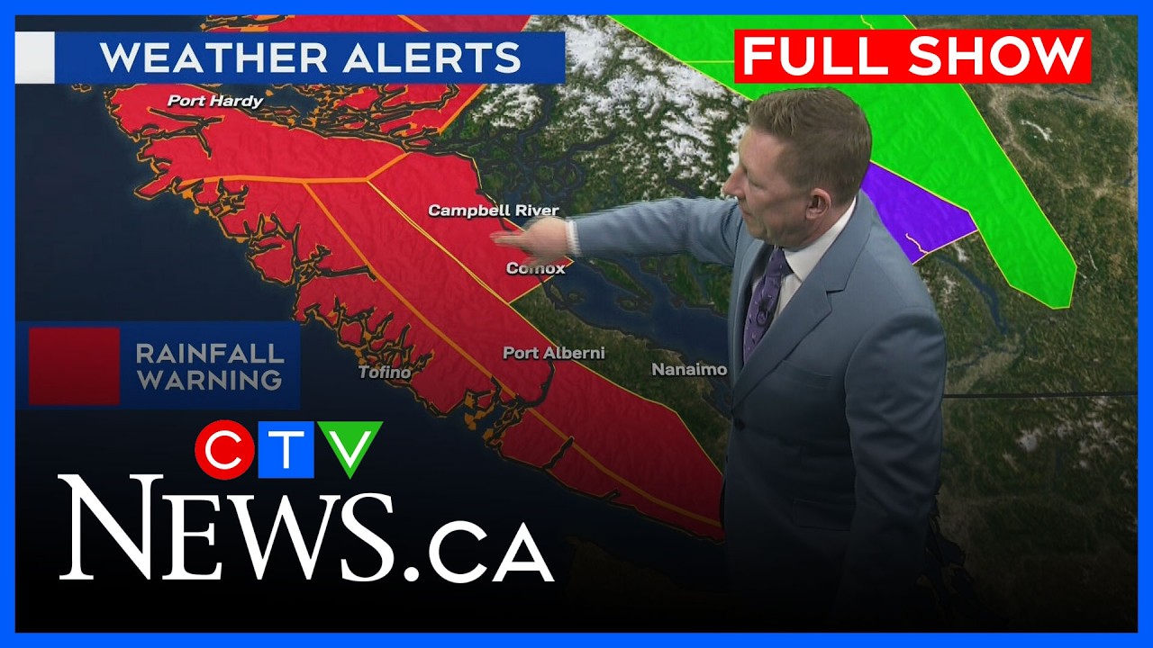 Rainfall warnings across the island | CTV News Vancouver Island | March ...