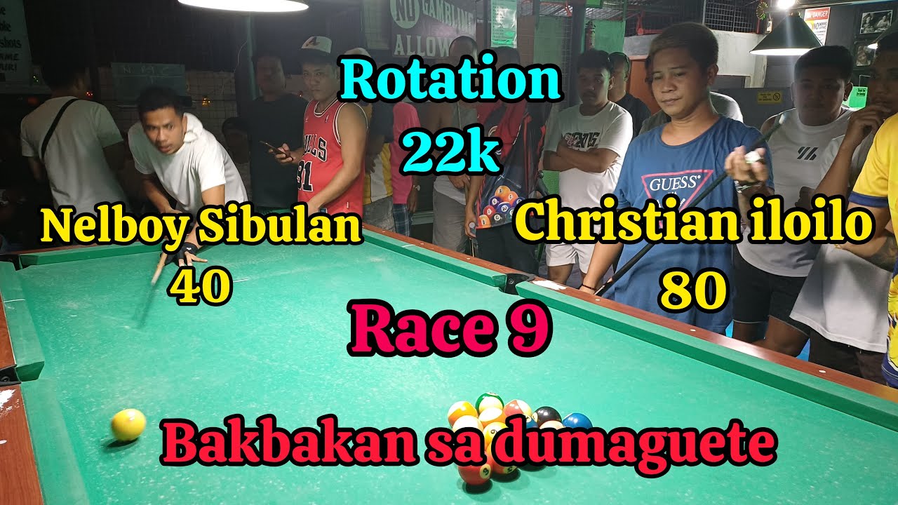 Christian 80 🆚️ Nelboy 40, Rotation, 22K Race 9, Dumaguete City