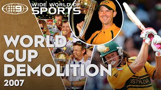 Dominant Aussies blast their way to the final - 2007 Cricket World Cup | Wide World of Sports