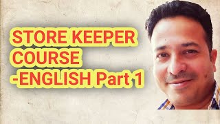 Storekeeper Course -English Part 1