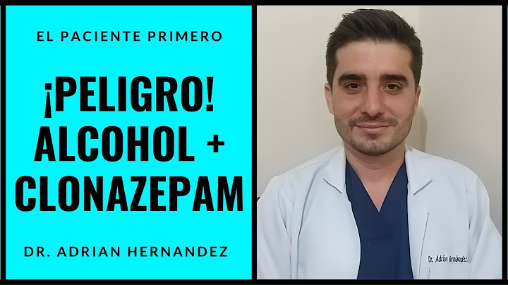 ¿Qué pasa si mezclas alcohol con clonazepam?