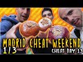 MADRID CHEAT WEEKEND 1/3   // CHEAT DAY 13: LAS 2 MEJORES BURGERS DE MADRID// DONUTS, HELADOS...