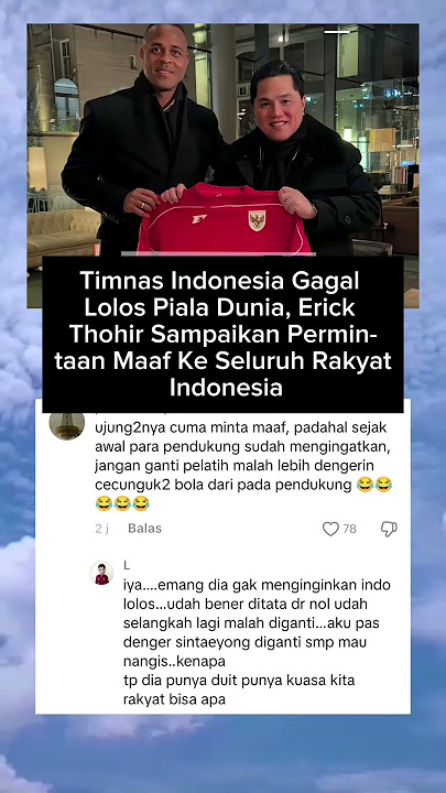 tiada maaf bagimu #pssi #erickthohir