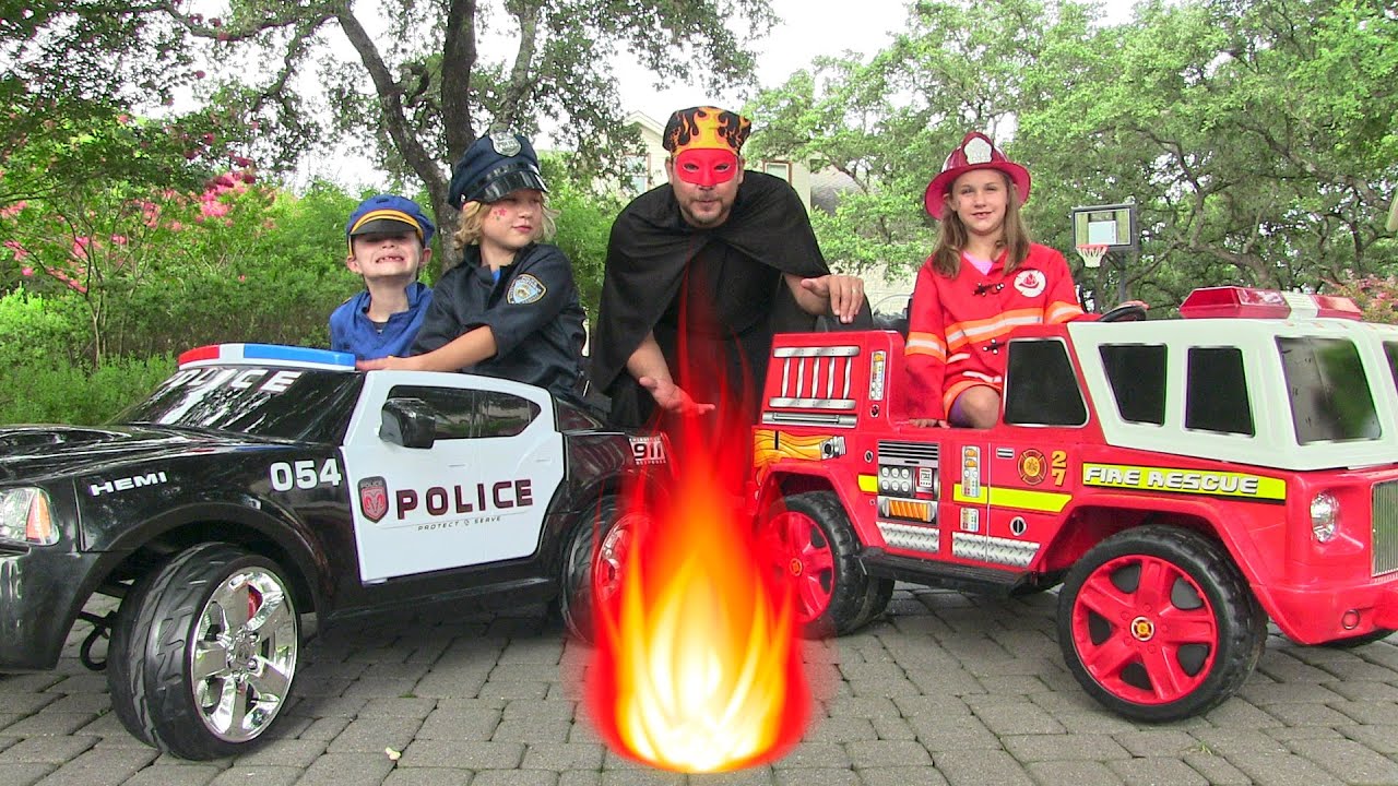 kid cops vs robbers Little Heroes 5 - The Cops, The Fire Engine and The Return of The Spark