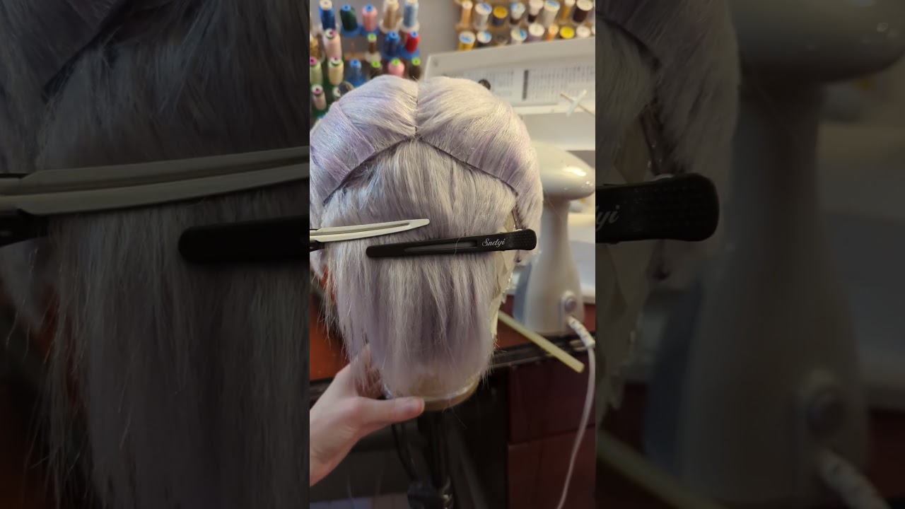 Magick wig helmet complete #cosplay #cosplaycostume #diycosplay #wigs #shorts