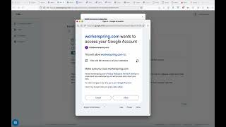 Google OAuth consent screen demo