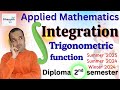 Indefinite Integration Applied mathematics diploma second semester | msbte | Dhanush sir | k scheme