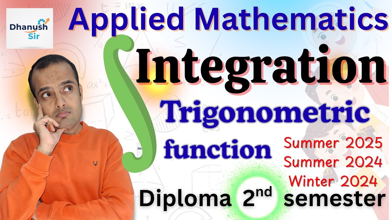 Indefinite Integration Applied mathematics diploma second semester | msbte | Dhanush sir | k scheme