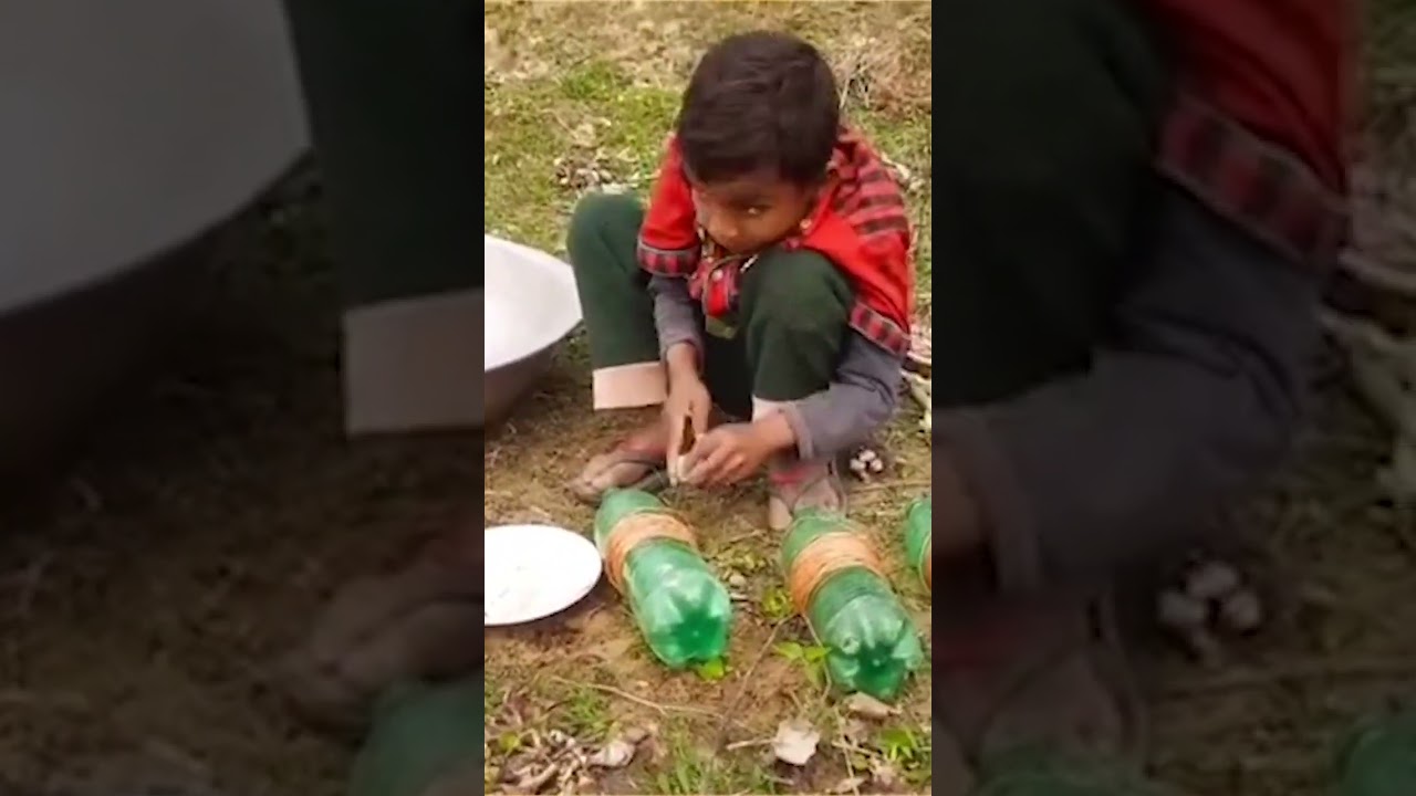 Amazing By Plastic Bottle Hook Fishing Video 2024💯