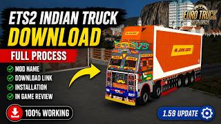 ETS2 Indian Truck Mod Download 🔥 | Full Installation Guide 1.59