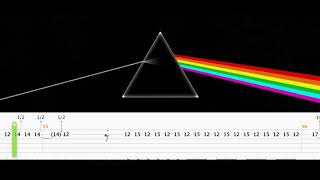 Pink Floyd - Marooned (guitar backing track with tabs)