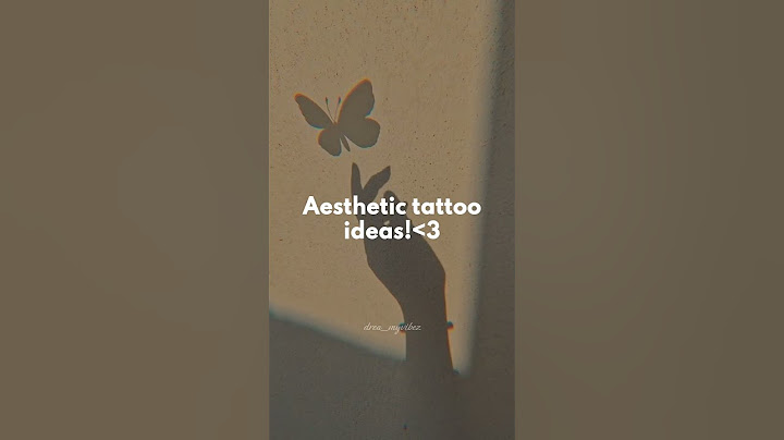 Aesthetic tattoo ideas!~
