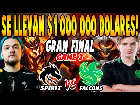 TEAM SPIRIT vs FALCONS [GAME 3] BO5 - GRAN FINAL🏆 "YATORO vs SKITER" - ESPORTS WORD 2025 DOTA 2