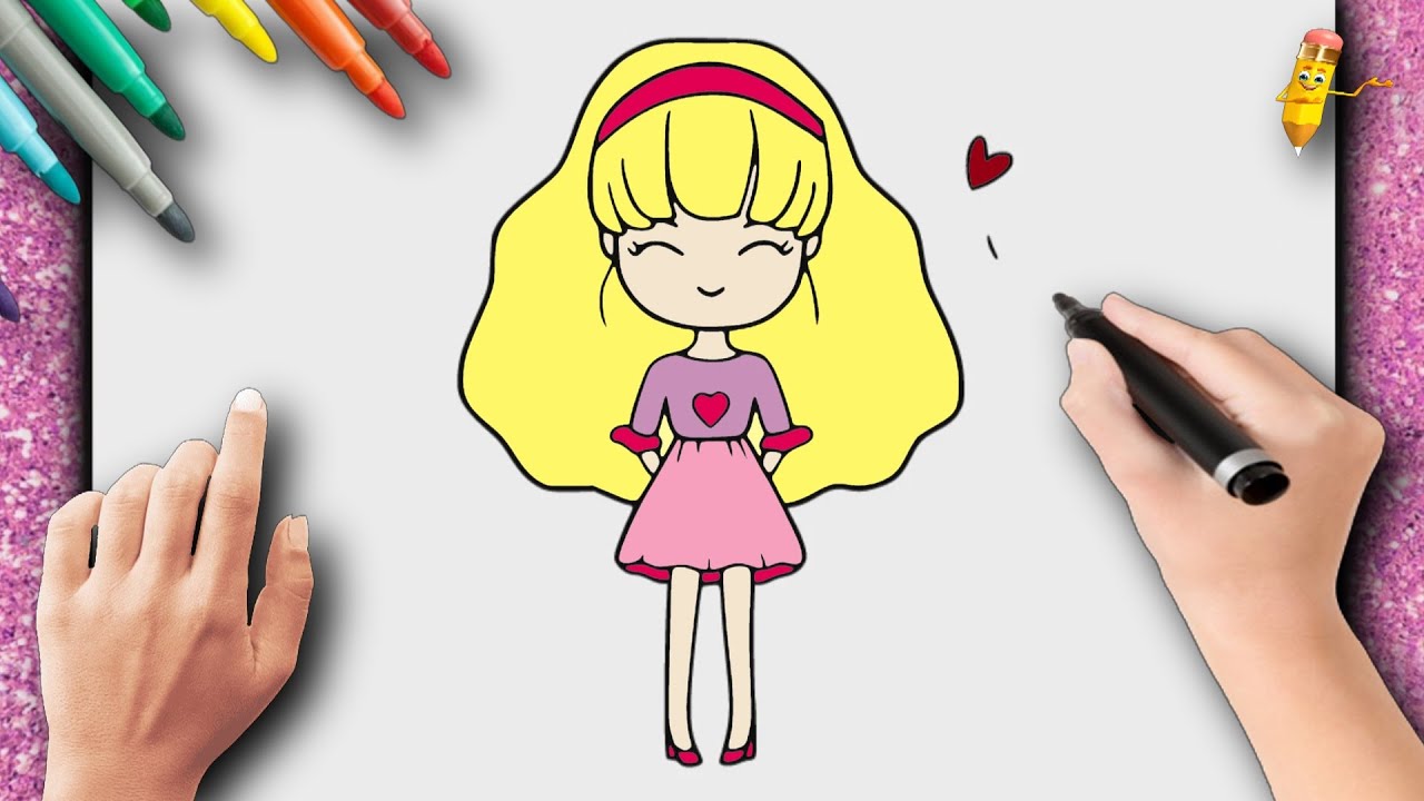 Desenhos Kawaii:+90 modelos fáceis para imprimir e colorir