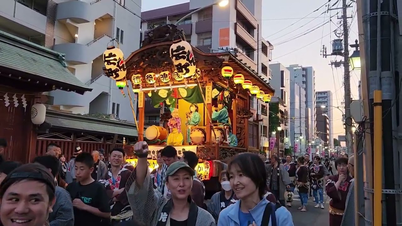 2024.05.04　くらやみ祭り　山車行列・片町帰路