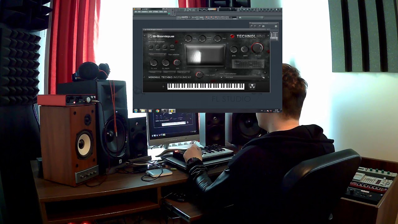 Techno VST / AU plug-in: TECHNOL HN1 by G-Sonique, Win & Mac, x32/x46bit, instrument/drum machine