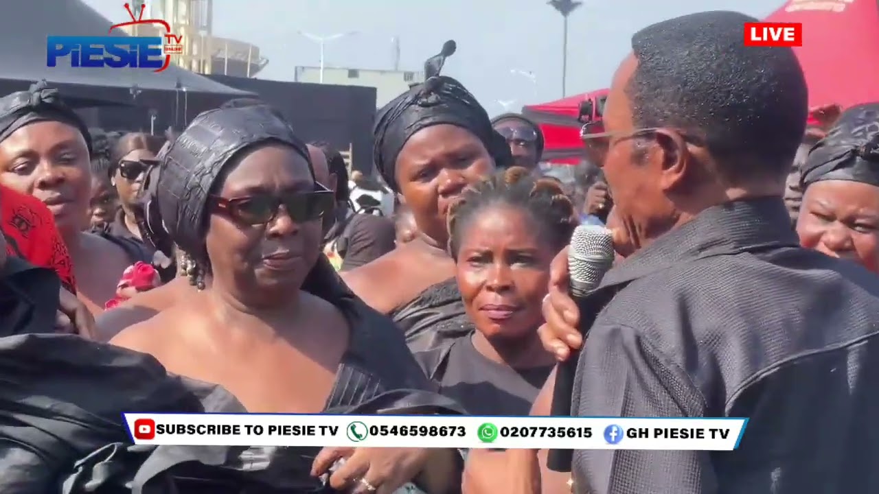 Nana Adomako Nyamekye and Madam Akosua Serwaa (Lumba’s wife) at the One Week Observation 