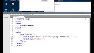 HTML5 Patterns, Using Regular Expressions in Patterns