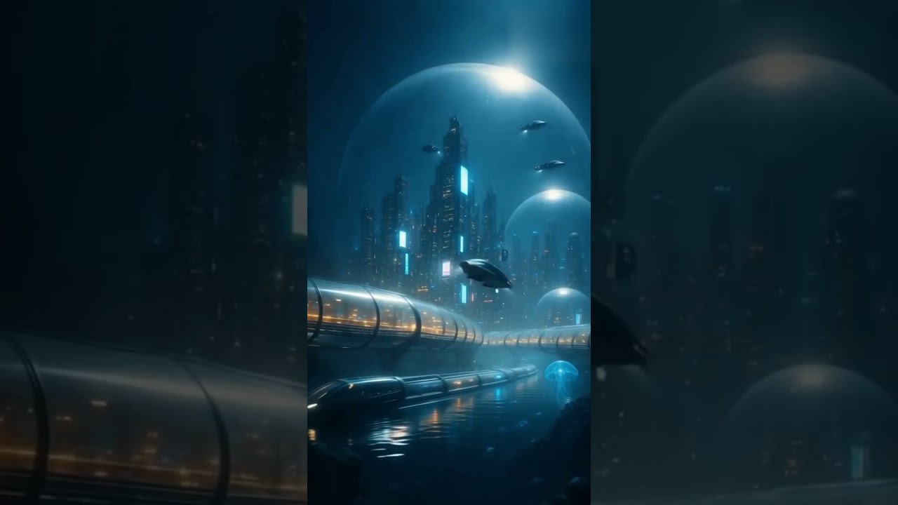 Dive Into a Futuristic Submarine Metropolis 