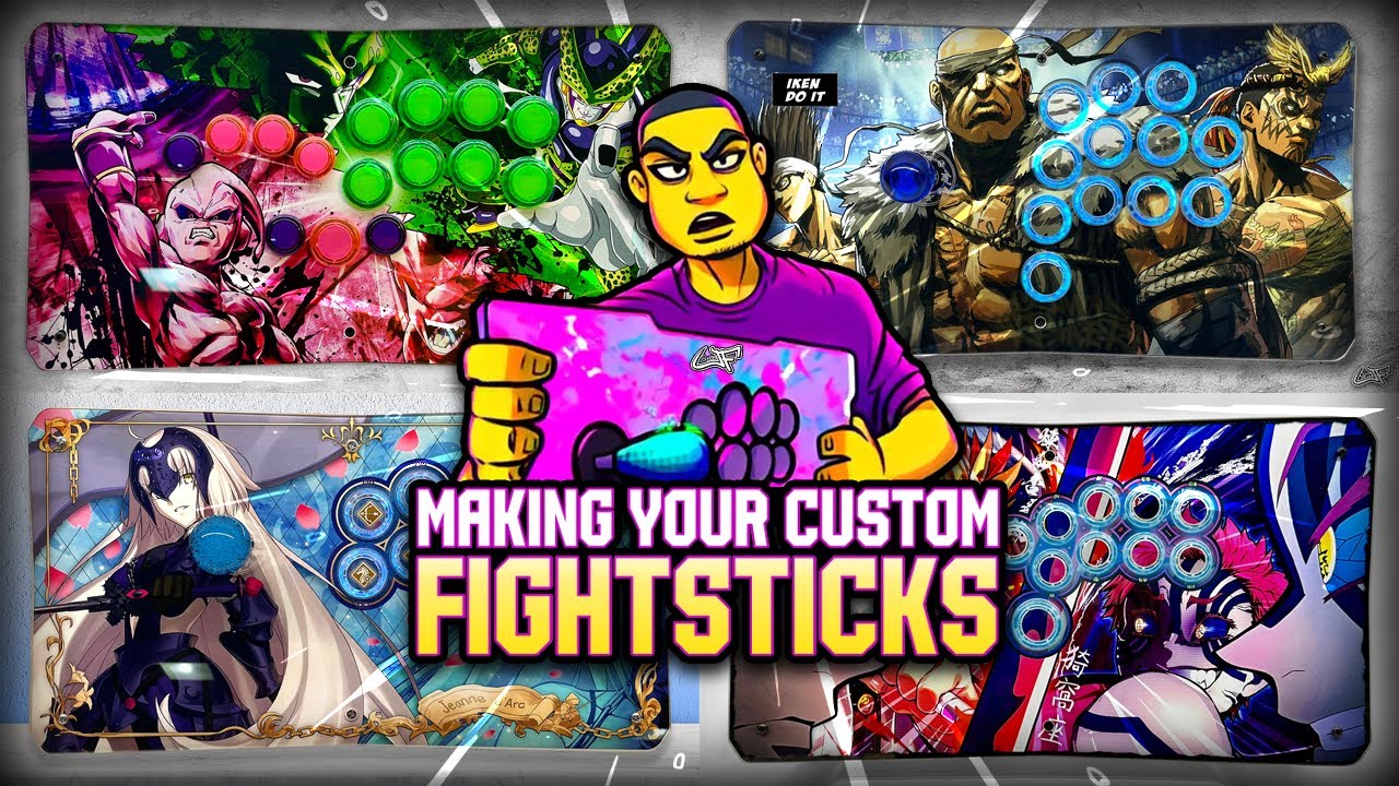 Самодельные аркадные джойстики для FGC (август–сентябрь 2025 г.)