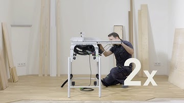 CS 50 Quick Guide - Installation extension table VB