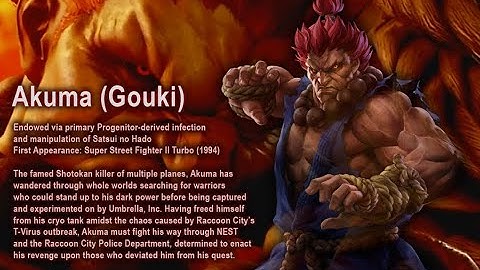 Battle Data - Akuma [April Fools] (Street Fighter/Resident Evil LORE)