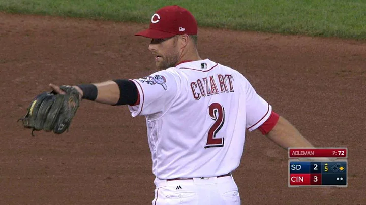 SD@CIN: Cozart nabs Coleman at the plate in the 5th