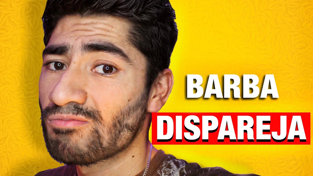 Por ESTO te crece DISPAREJA la BARBA