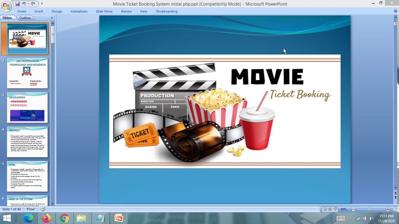 ppt-online-movie-ticket-booking-system-project-ppt-php-mysql-youtube