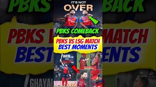 PBKS VS LSG MATCH TOP 3 BEST MOMENTS🤯