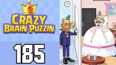 Crazy Brain Puzzle Level 185 Slim Capuchina | Game Walkthrough