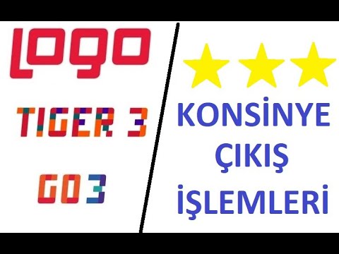 Logo Tiger - Konsinye Çıkış İşlemleri (Örnekler)