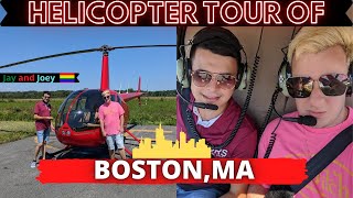 WE WENT ON A HELICOPTER TOUR - (Helicopter Tour of Boston) - Gay Couple Vlog