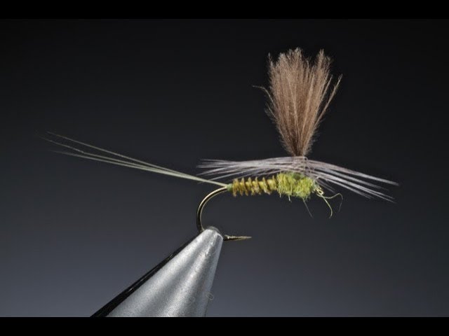 Fly Tying a Para Dun BWO parachute dry fly with Barry Ord Clarke 