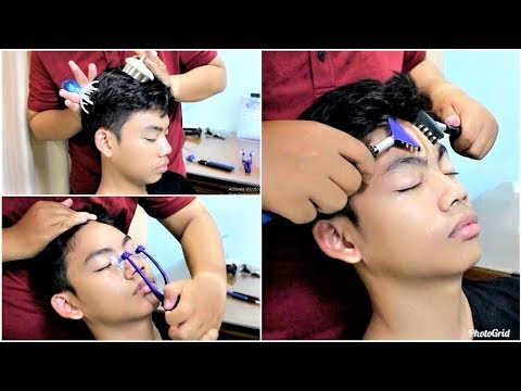 Another Mixed Tools Head Massage - ASMR Relaxing