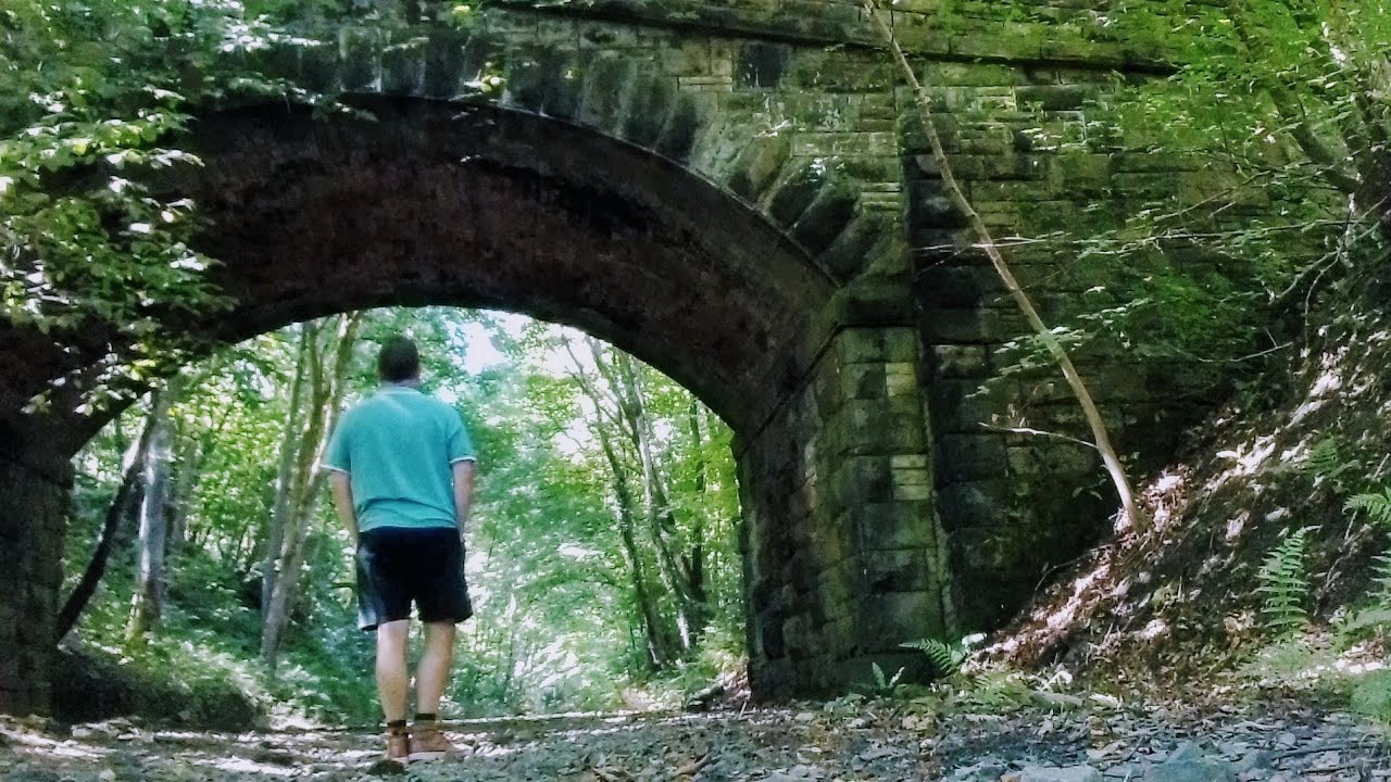 Walking the Abandoned Rishworth Branch Railway Line. Sowerby Bridge.