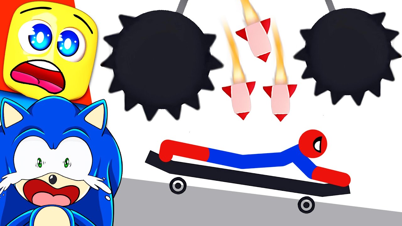 Sonic & Spiderman vs 9'578'912% IMPOSSIBLE Obstacle Course