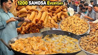 1200 SAMOSA Everyday 😲 | LAHORE Street Food | Asian street food