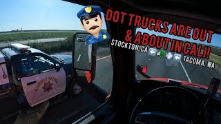 Live Unload & DOT Officers in Cali! | Vlog | Rookie Trucker by Tiki 10,609 views 2 years ago 13 minutes, 34 seconds