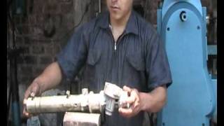 How to assemble a power steering rack.